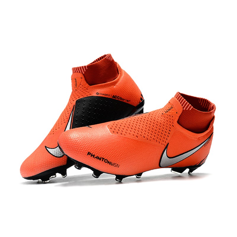 Nike Phantom VSN Elite DF FG oranžový Černá stříbrný